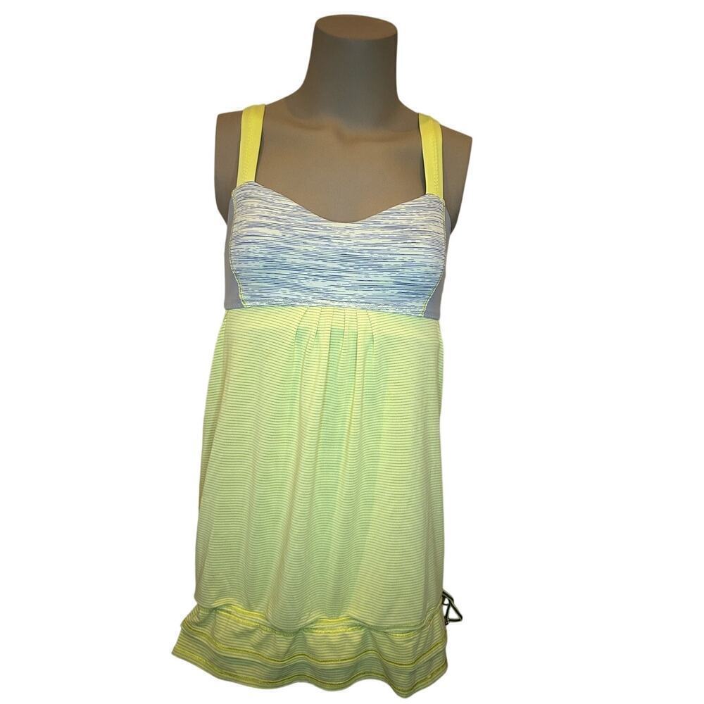 Lululemon Athletica Bubble Tank Top with Drawstring Size 6